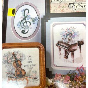 Life Is A Song Cross-Stitch Book By Stoney Creek Collection
